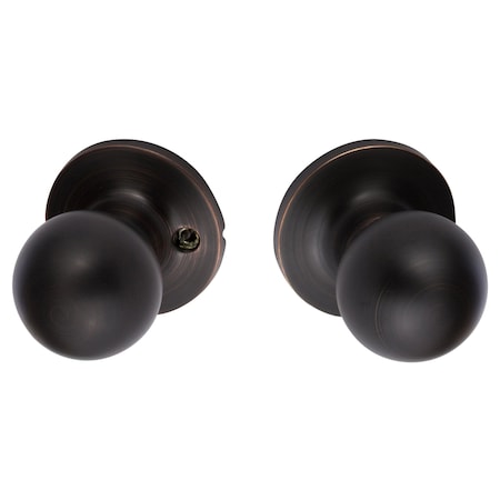 Sure-Loc Hardware Sure-Loc Hardware Tahoe Passage Knobset, Vintage Bronze TA101 11P